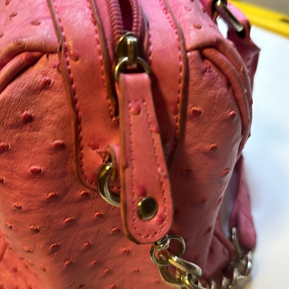 Vintage Leather Pink Shoulder bag - Picture 7 of 7